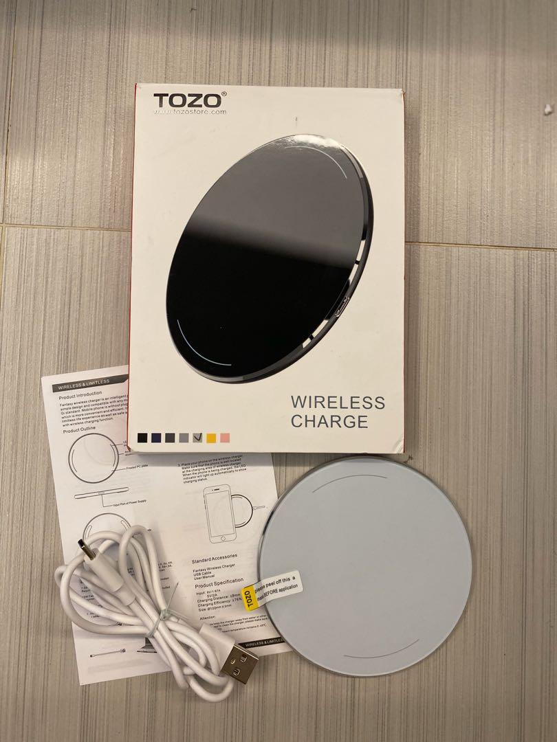 TOZO W1 Wireless Charger Ultra Thin Aviation Aluminum CNC Unibody Fast  Charging Pad Gray (NO AC Adapter), Mobile Phones & Gadgets, Mobile & Gadget  Accessories, Chargers & Cables on Carousell