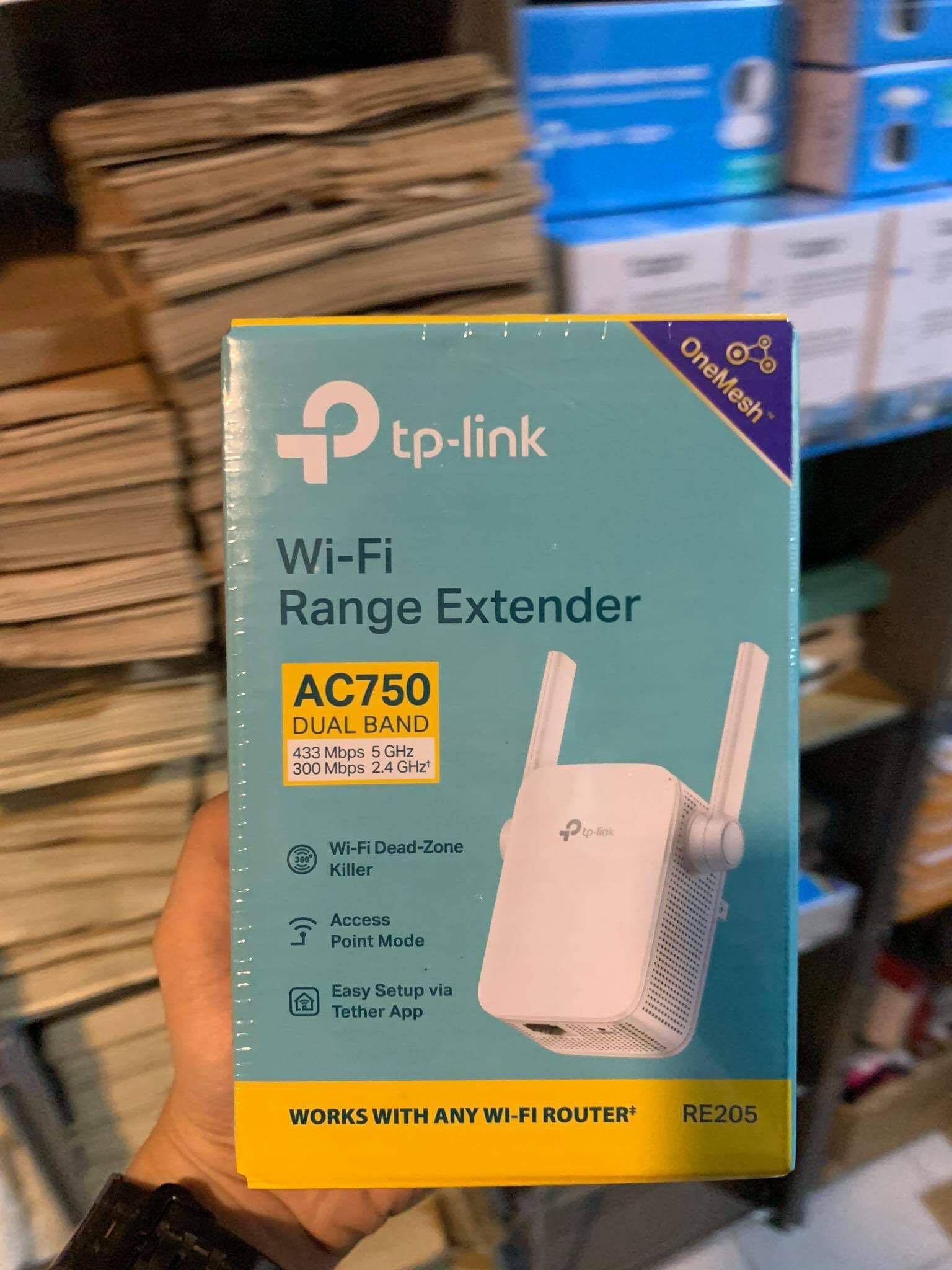 Tp Link Re205 Ac750 Wi Fi Range Extender Wifi Extender Wifi Repeater Wifi Booster Tp Link Electronics Computer Parts Accessories On Carousell