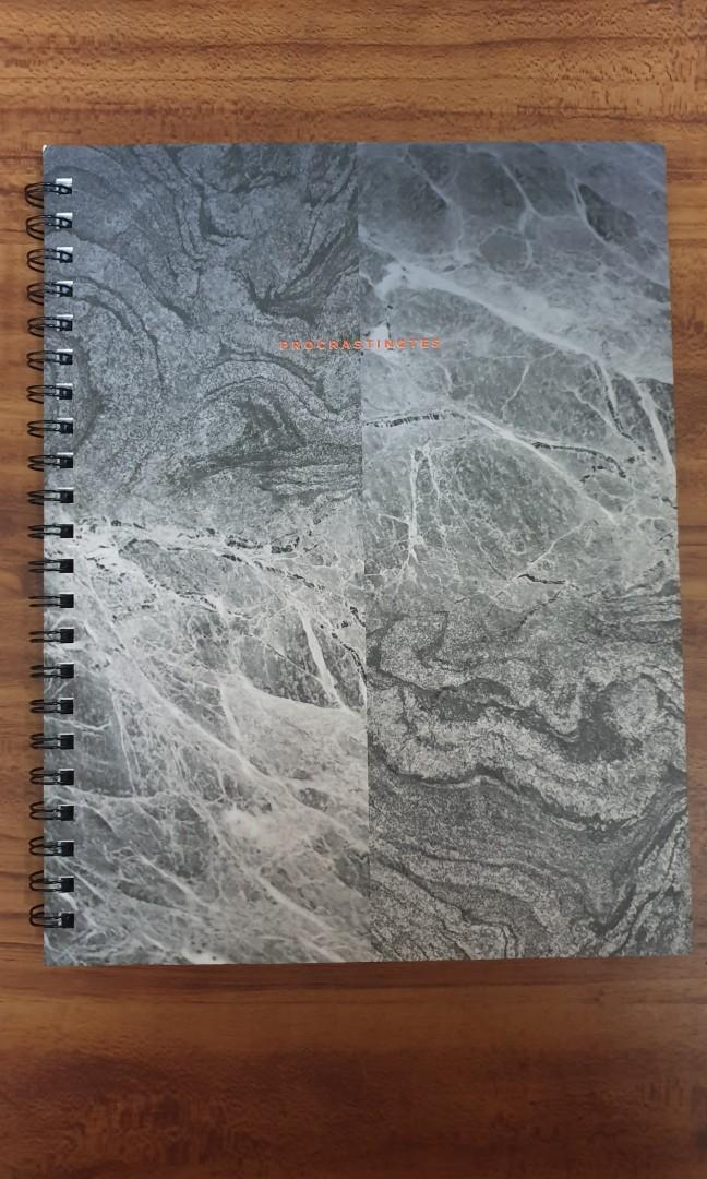 TYPO A4 Campus Notebook - Procrastinotes Stone Texture Cover (Category: Stationery & School Supplies) located in Manila. Submitted by dangs.collection (Listing ID 1043849187, Image 1). Description: NEW & UNUSED A4 Campus Notebook bought from TYPO last year for 350php (sale!) RFS: Decluttering - I have other designs & sizes for sale as well :) The notebook for the quintessential organiser. Separate your subjects and keep all of your notes, doodles