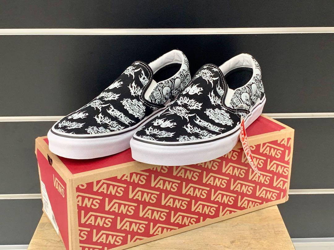 Forgotten bones slip on sales vans