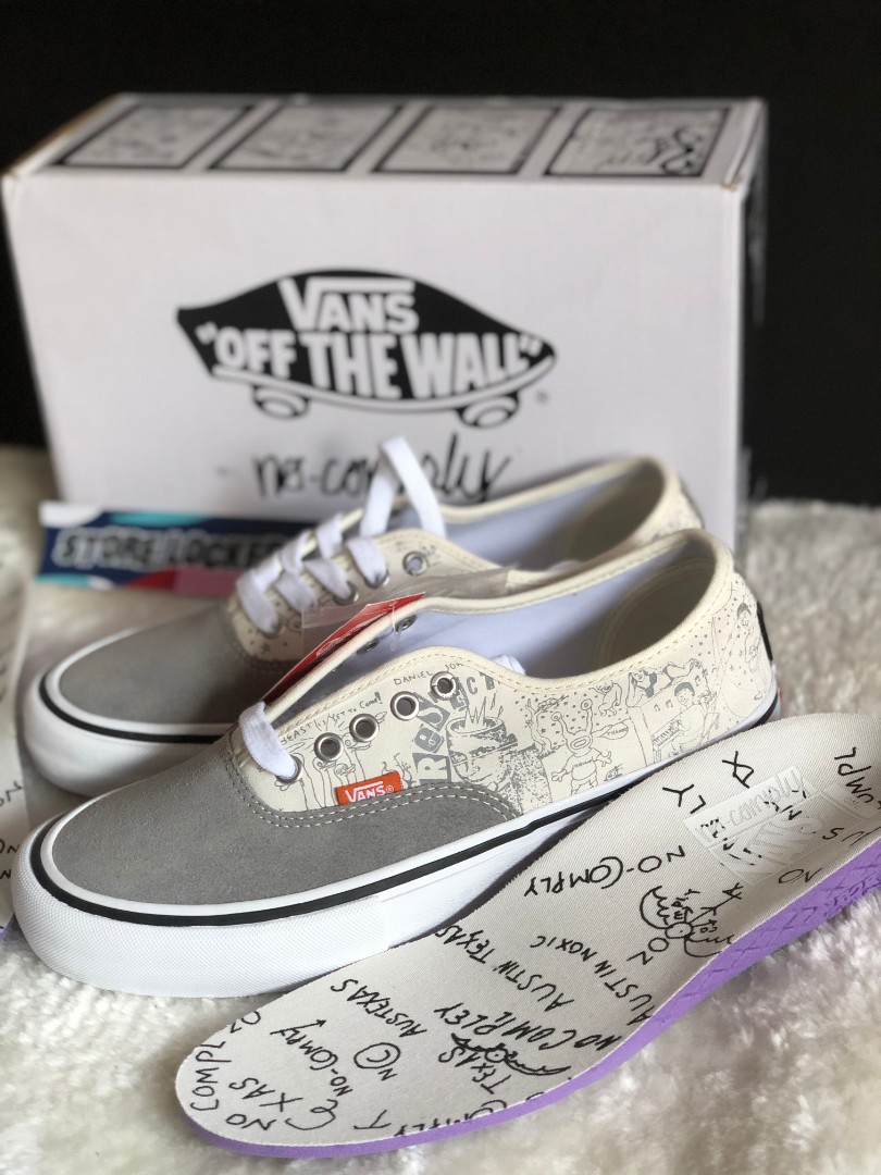 Vans x No Comply x Daniel Johnston Authentic Pro Men s Fashion