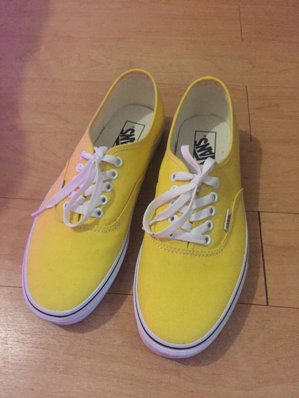 Vans Yellow Shoes Men s Fashion Footwear Sneakers on Carousell