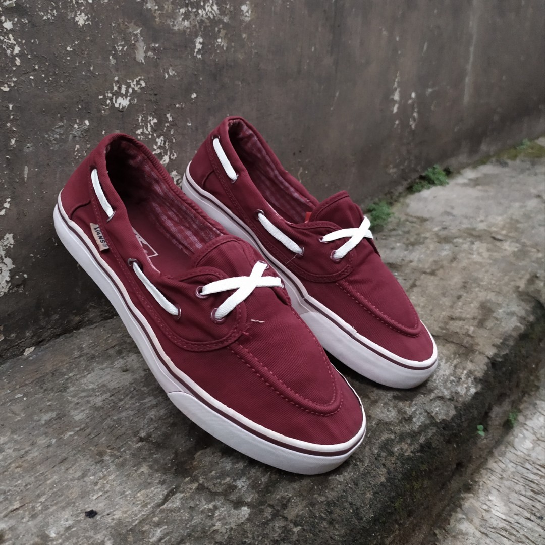 Vans zapato maroon