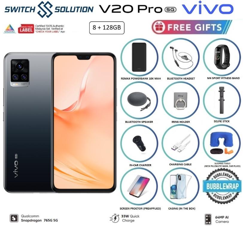 Vivo V20 Pro 5g 8 128gb 1 Year Vivo Malaysia Warranty Mobile Phones Tablets Android Phones Others On Carousell