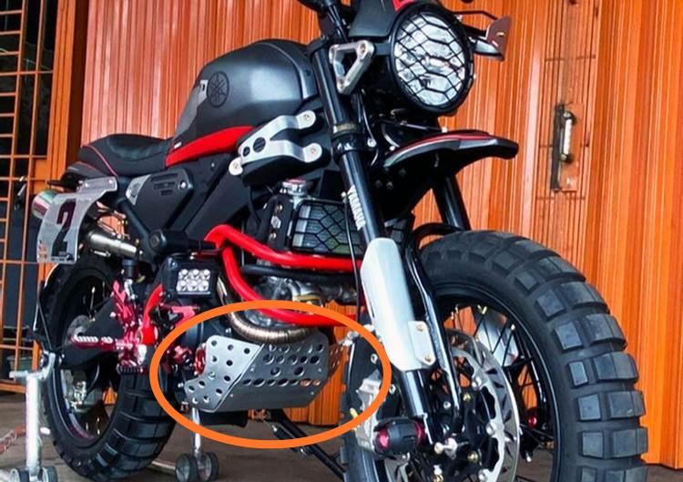 [XSR155] Skid Plate XSR155, Motorcycles, Motorcycle Accessories on