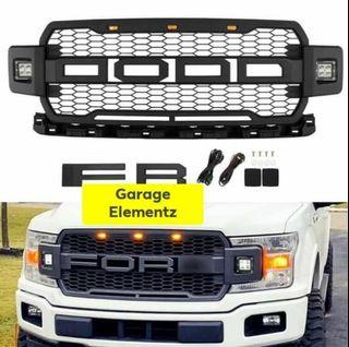 2019 To 2021 Ford F150 Raptor Grill With Led Marker Light Car Parts Accessories Other Automotive Parts And Accessories On Carousell