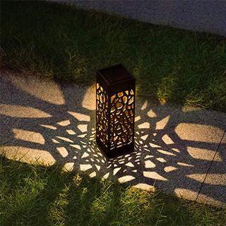 6-Pieces Decorative Solar Powered LED Garden Light