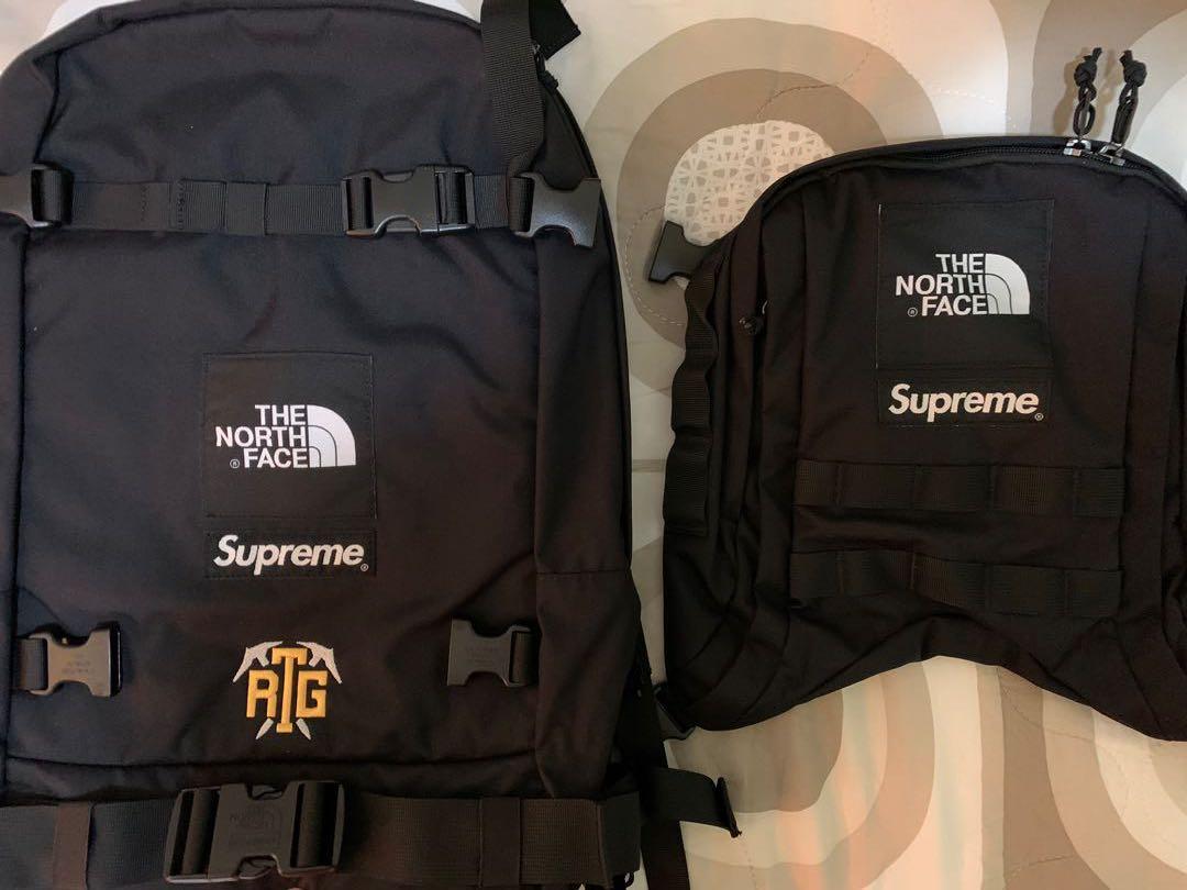 全新 Supreme x North Face RTG backpack 背囊 acg, 男裝, 男裝袋 ＆ 銀包 - Carousell