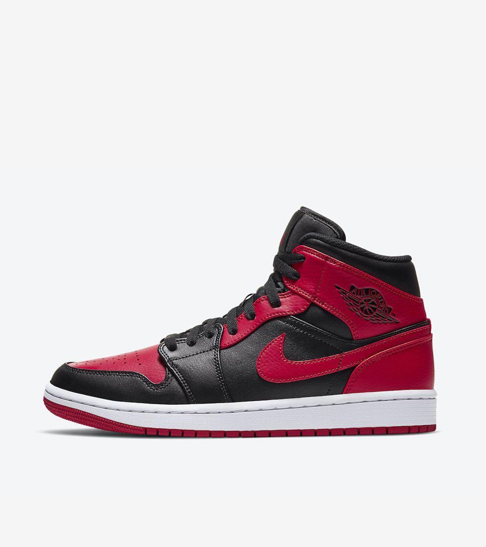 Air Jordan 1 Mid Bred Banned, Men's 