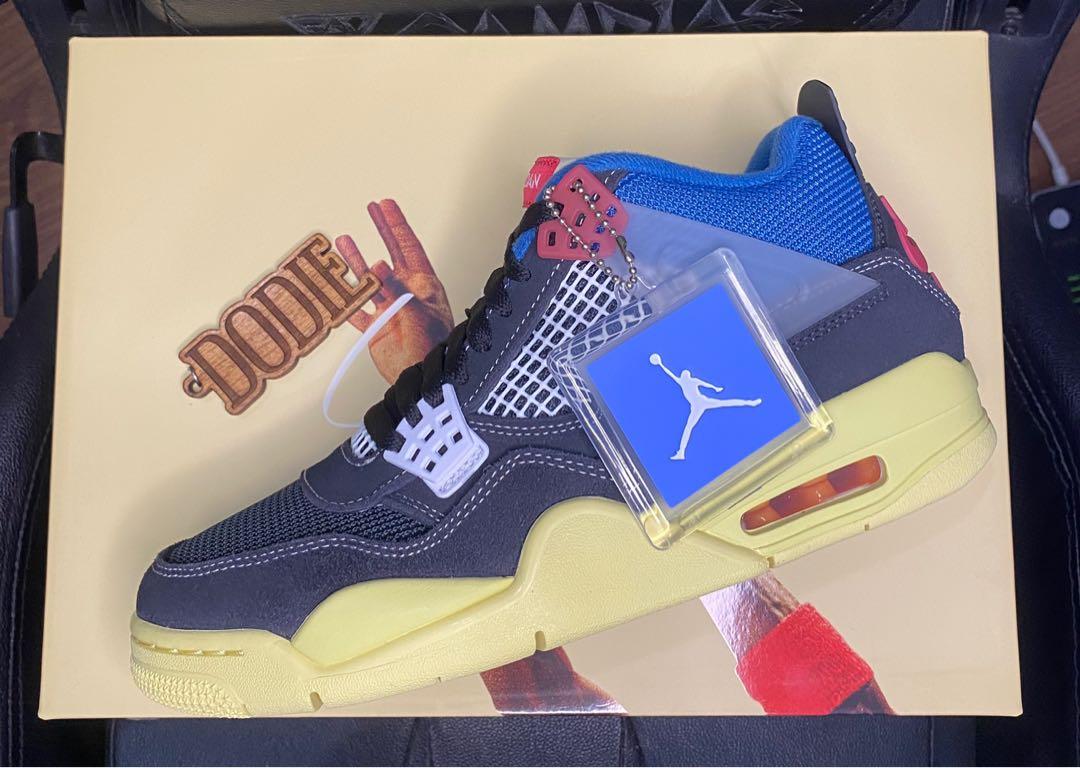 jordan 4 x union la off noir