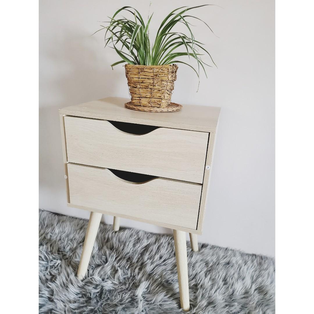 Kmart 2 drawer unit oak look deals