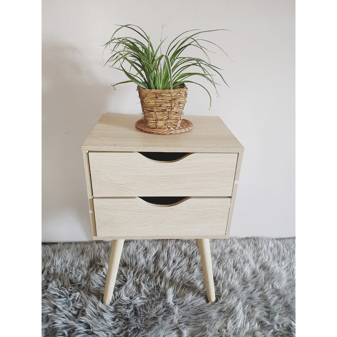 Anko 2 drawer new arrivals unit oak look