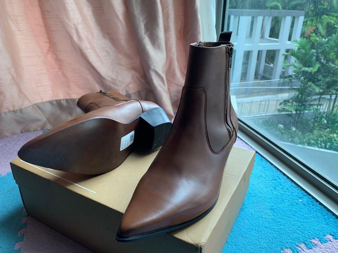 Asos cuban heel boots top