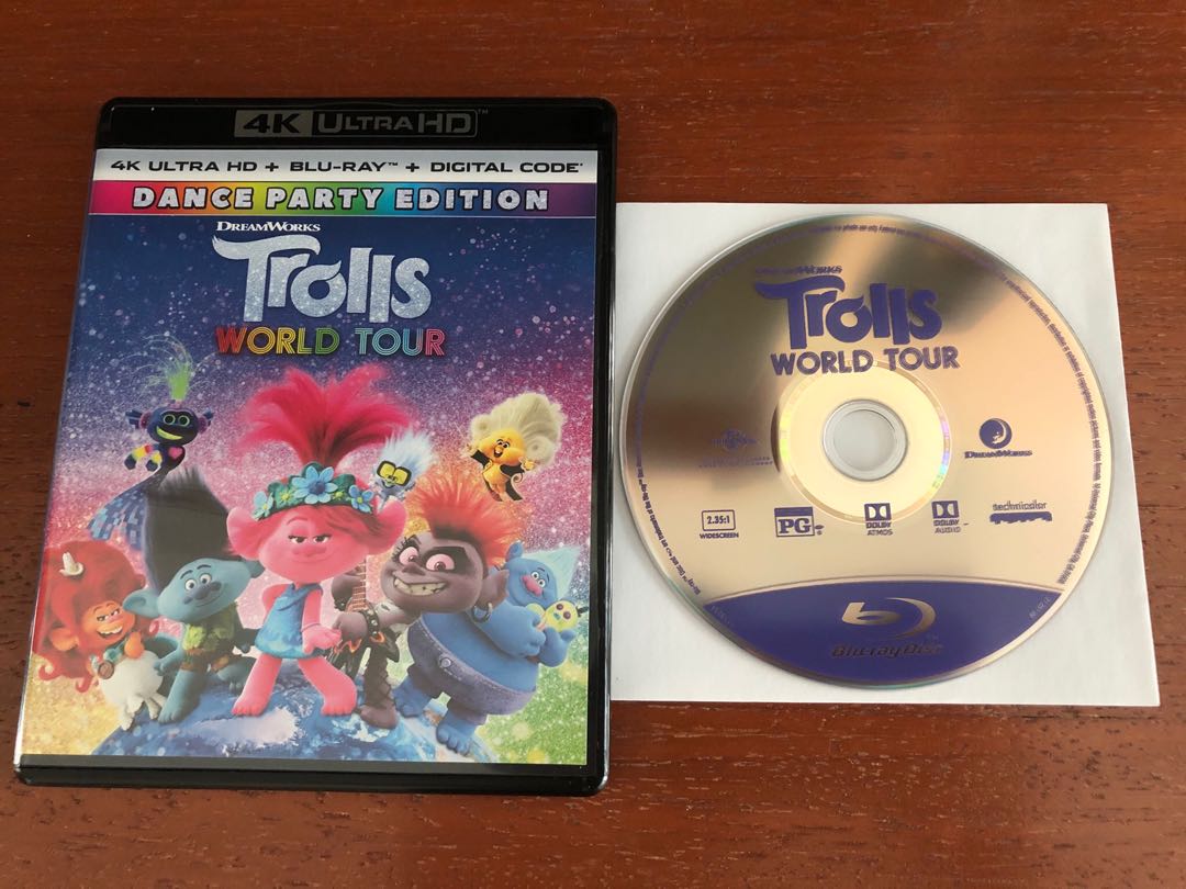 Blu Ray New Trolls World Tour Music Media Cds Dvds Other Media On Carousell In an adventure that will take them well beyond what they've known before, poppy and branch discover that they are but one of six different troll tribes. carousell