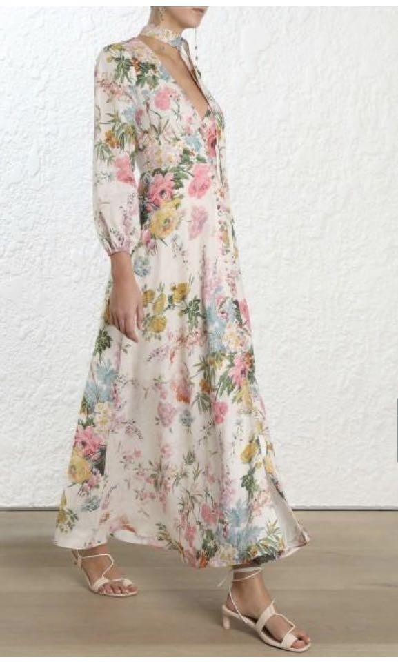 Heathers plunge long shop dress