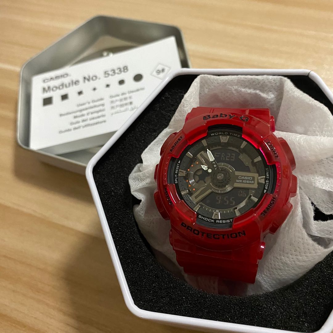 Casio Baby G 5338 Red Mobile Phones Gadgets Wearables Smart Watches On Carousell