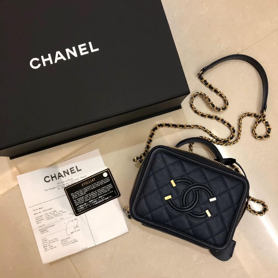 Chanel vanity case 17cm cheap
