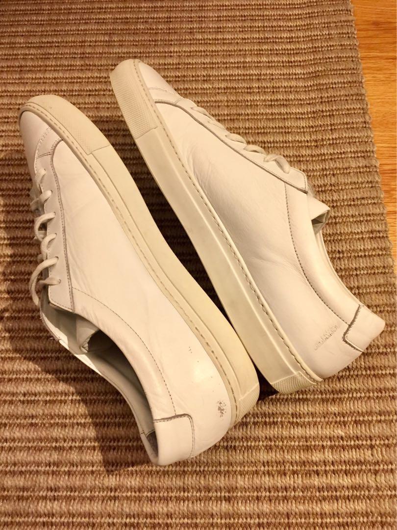 Common Projects (Category: Sneakers) located in Manila. Submitted by soyfresh (Listing ID 1044157315, Image 3). Description: Common Projects Achilles Low 10th Year Special Edt. R Size in Excellent Clean Condition.