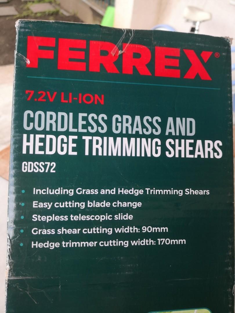 ferrex cordless grass and hedge trimmer