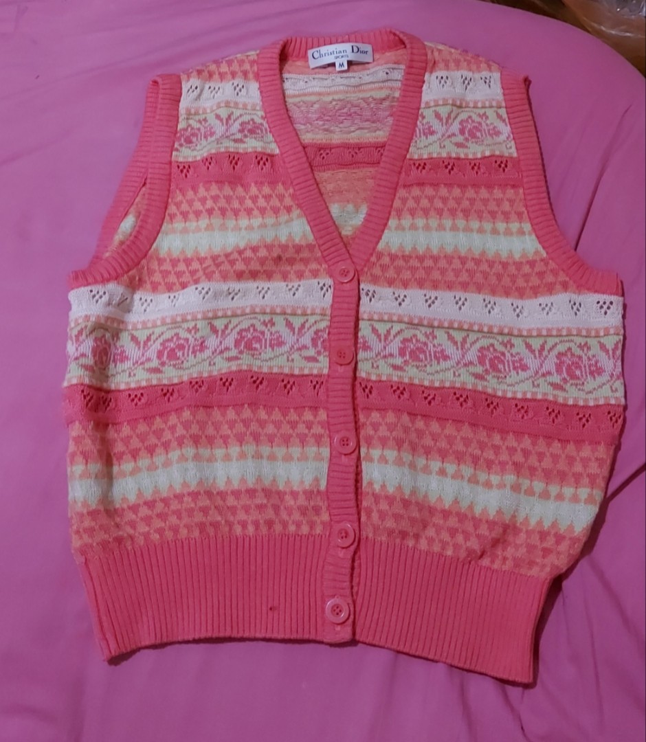 dior knit vest