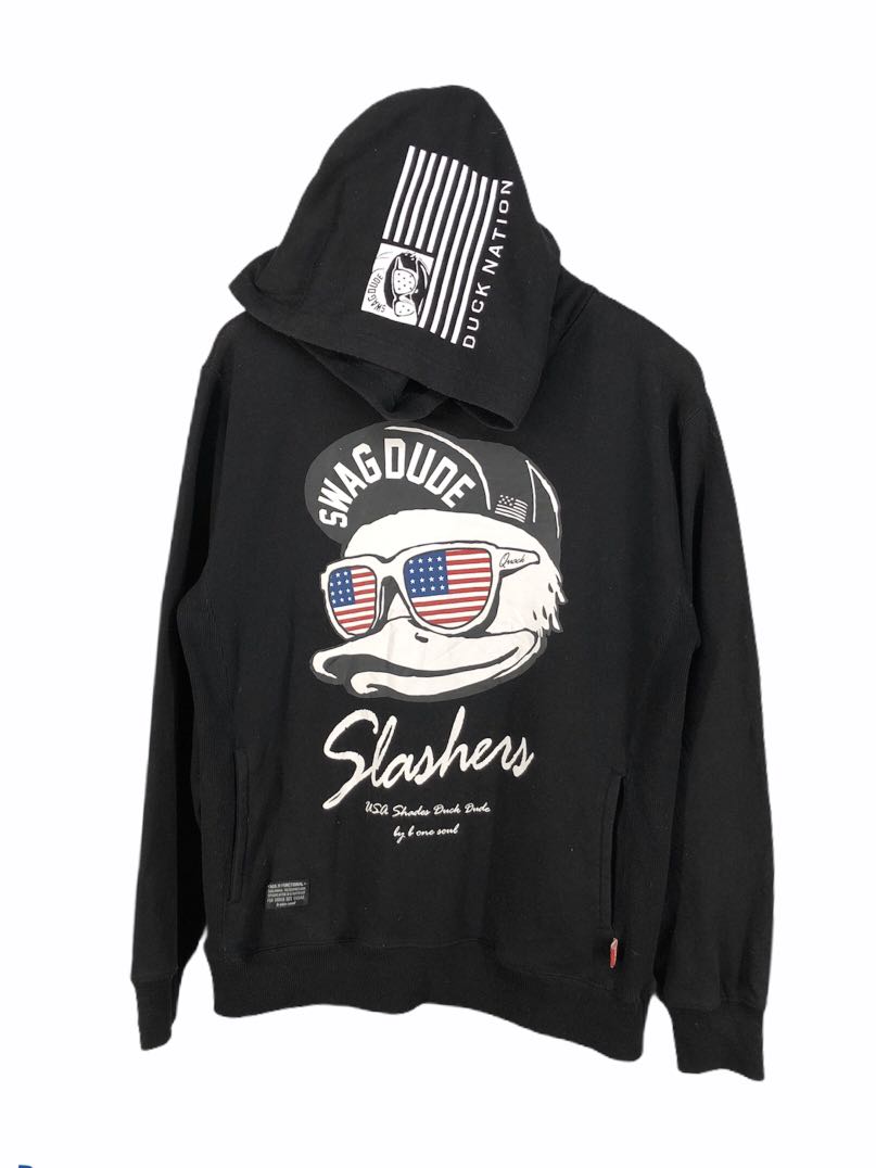 DUCK DUDE BY B ONE SOUL SWAG DUDE HOODIES