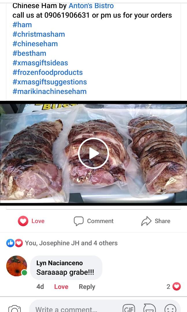 Frozen and precooked food products (Category: Local Eats) located in Marikina City. Submitted by elle_spreloved (Listing ID 1039716001, Image 1). Description: on hand and ready for delivery shipping fee c/o customer.