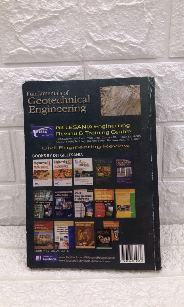 Fundamentals of Geotechnical Engineering (Category: Textbooks) located in Pasay City. Submitted by meostore (Listing ID 1044044324, Image 2). Description: .