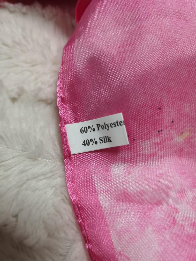 Fuschia silk scarf hotsell