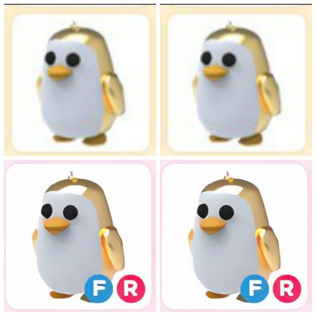 golden penguin plush