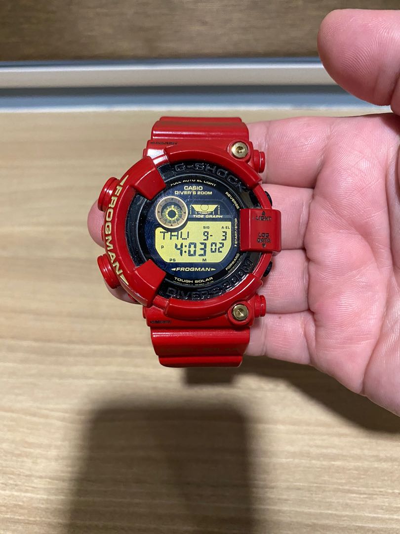 G Shock GF 8230A Frogman Red 30th Anniversary Edition Mobile