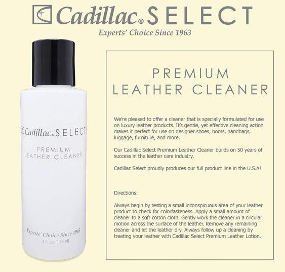 LEATHER CONDITIONING MY CHANEL BAG- CADILLAC SELECT PREMIUM LEATHER CARE  KIT 