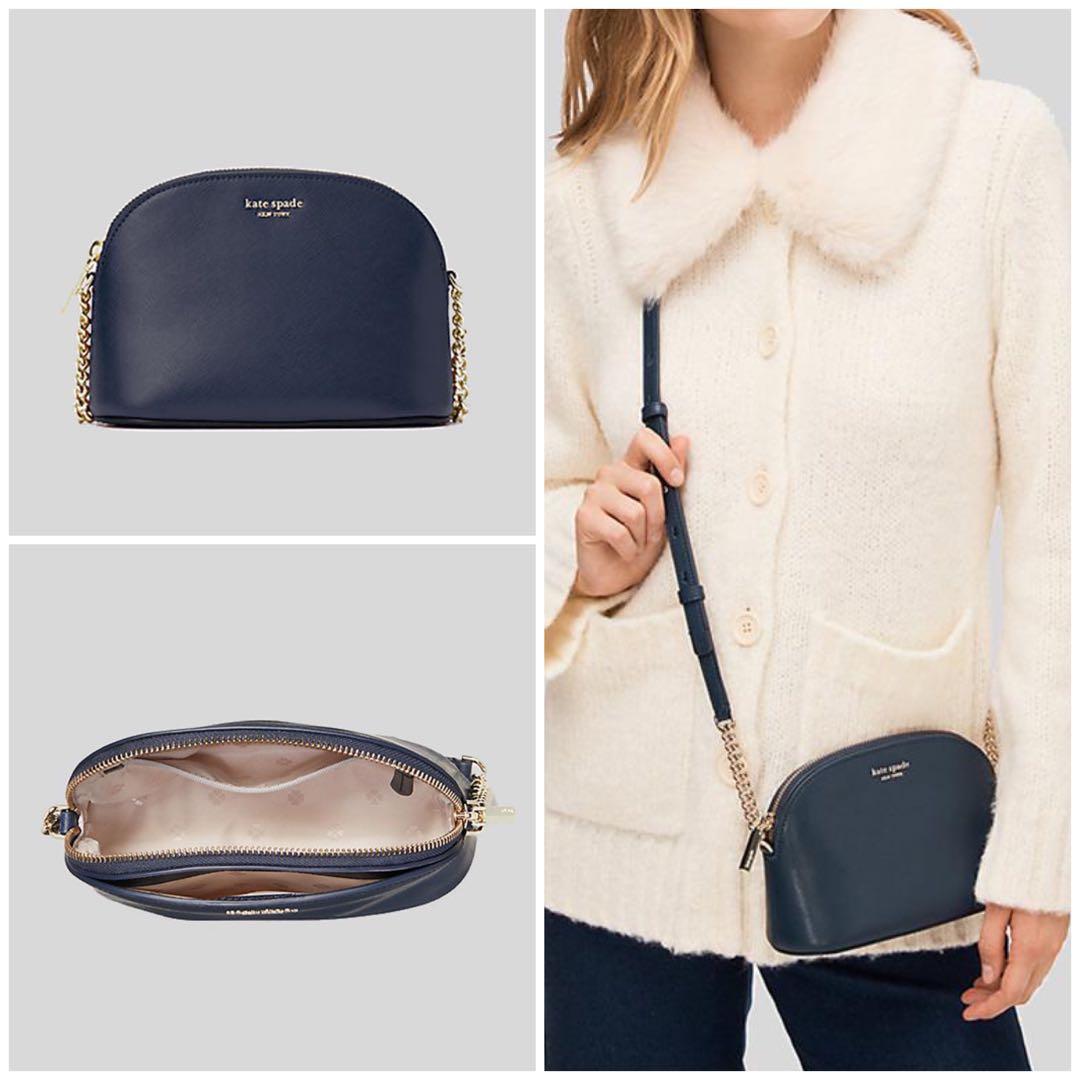 LAST PIECE INSTOCK Kate Spade Spencer Small Dome Crossbody Slingbag Nightcap Navy Dark Blue