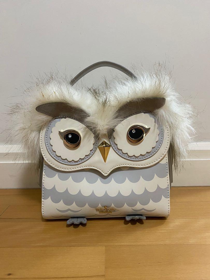 kate spade, Bags, Kate Spade Off White Leather Owl Coin Purse