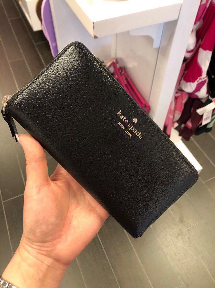 Kate Spade New York Sam Large Continental Wallet, Women's Fashion, Bags &  Wallets, Purses & Pouches on Carousell