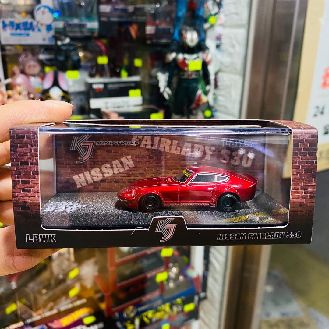 Kj Miniatures 1 64 Lbwk Nissan Fairlady S30 Metallic Red Lb Works Liberty Walk 日產淑女240z 紅色 玩具 遊戲類 玩具 Carousell