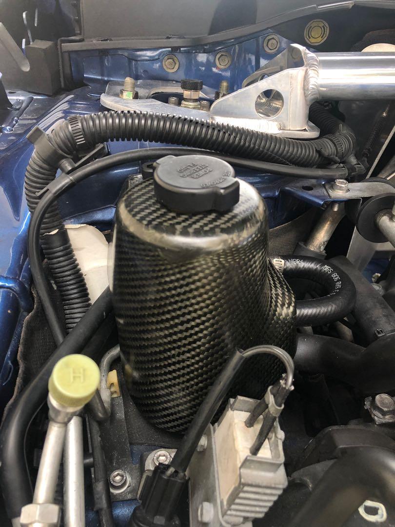 Lancer Evo x passwordjdm power steering cf heat shield, Car Accessories