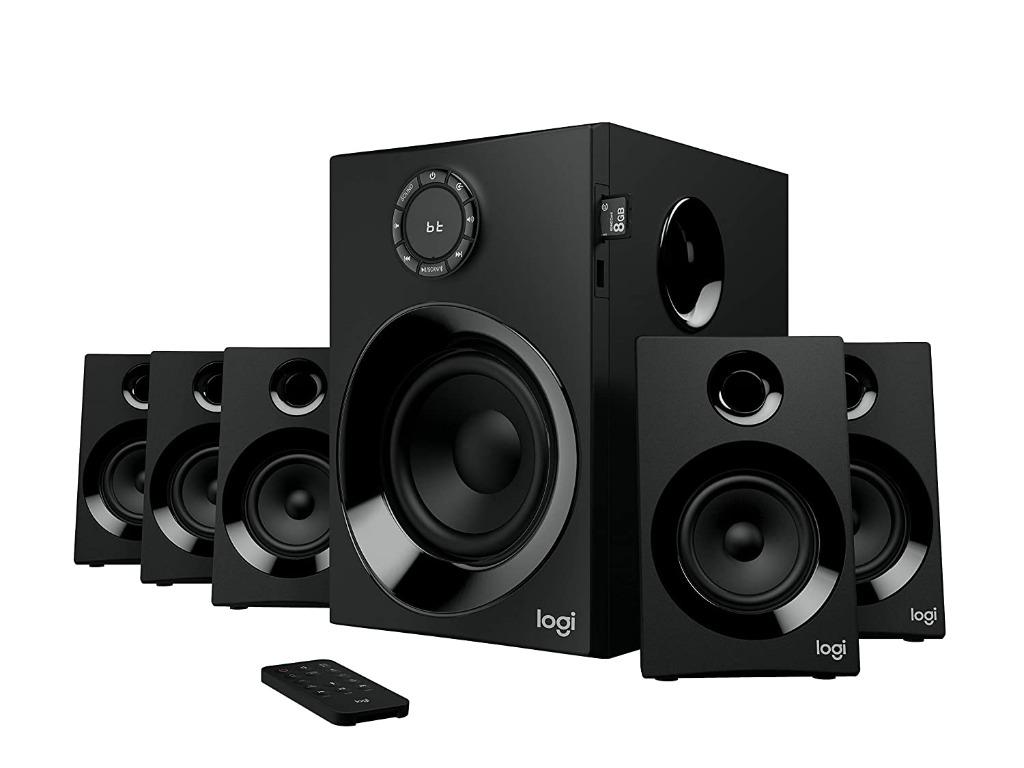 Logitech Z607 5.1 Surround Sound Bluetooth Speaker System Black