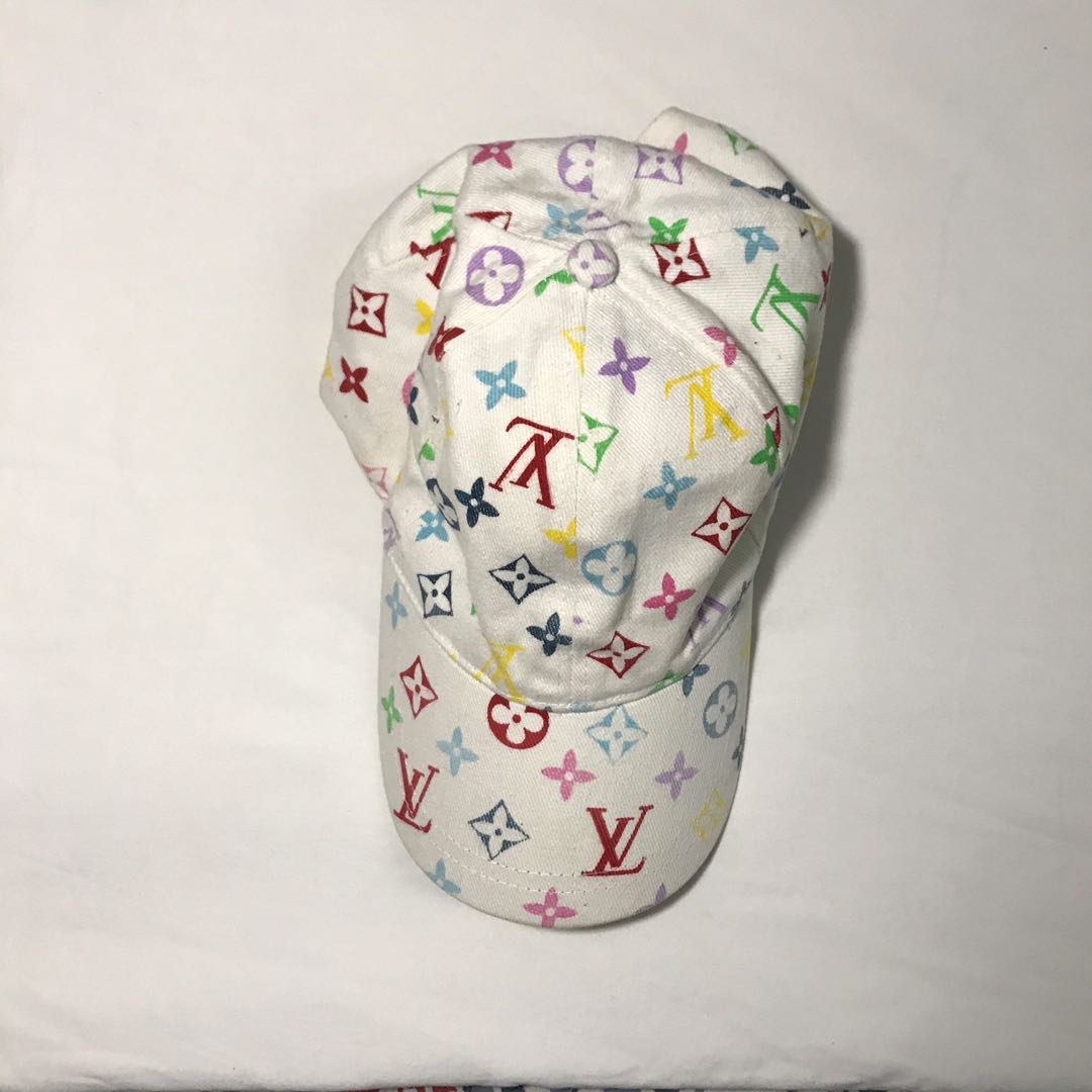 LV Multicolor Monogram Dad Hat, Women's Fashion, Watches & Accessories, Hats  & Beanies on Carousell