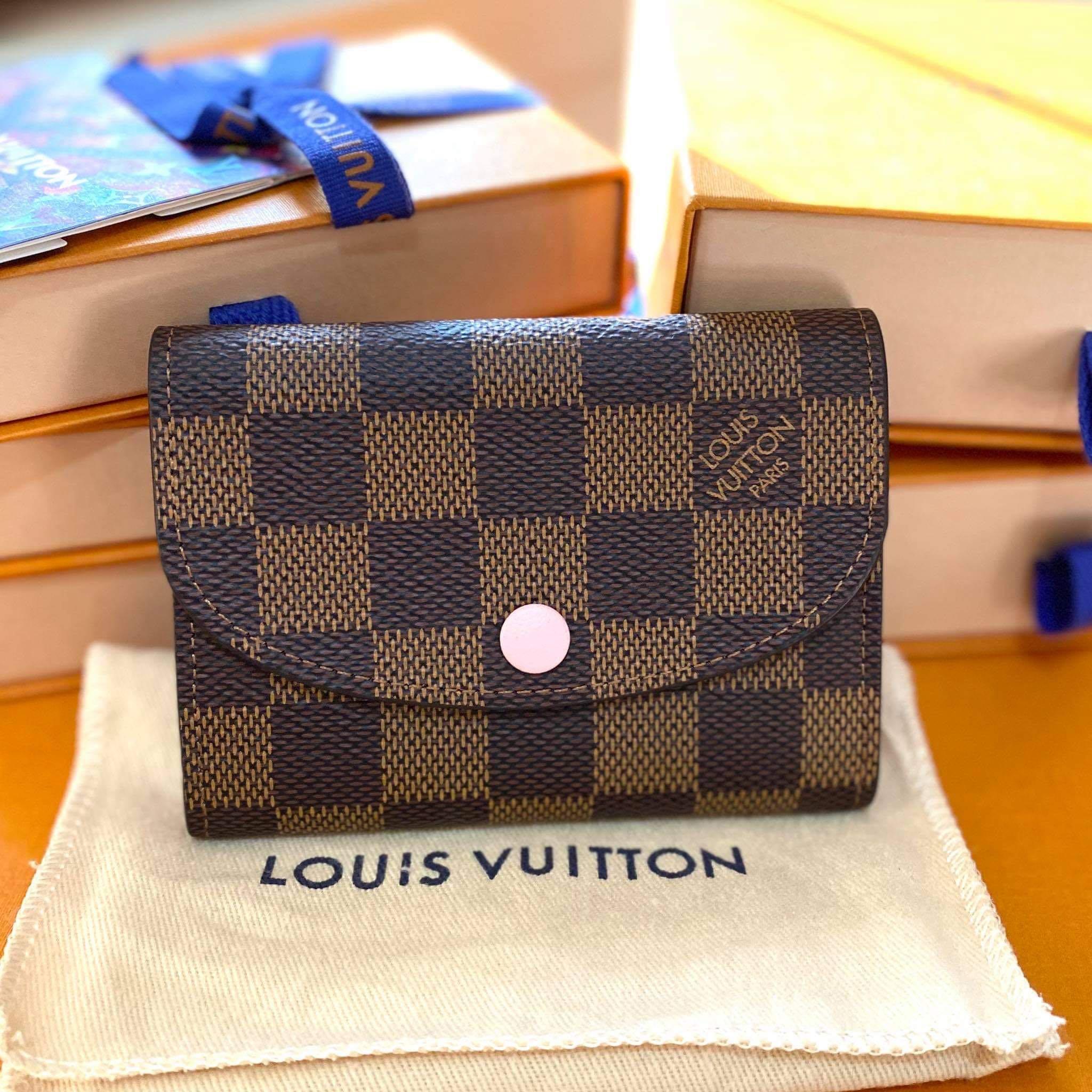 Louis Vuitton Damier Azur Rosalie Coin Purse Wallet 