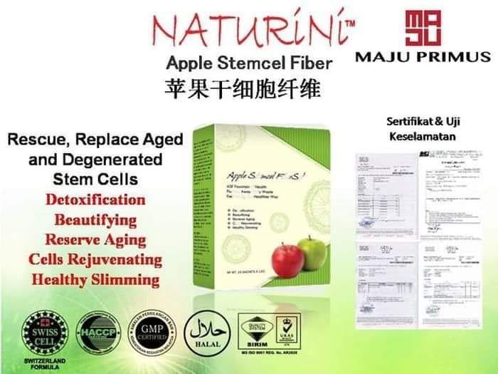 Free Delivery Maju Naturini Apple Stemcel Fiber Sol Health Nutrition Health Supplements Health Food Drinks Tonics On Carousell