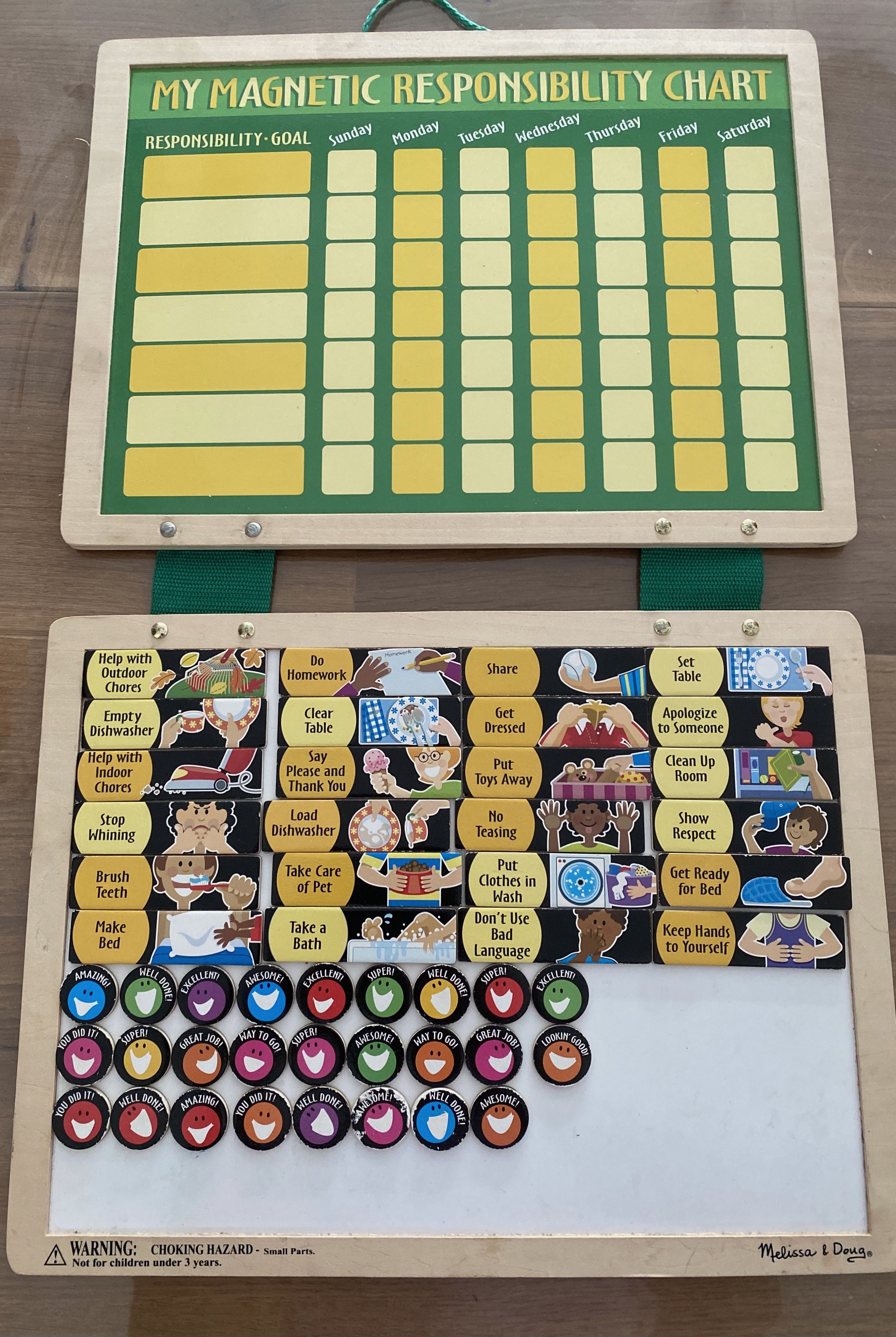 Melissa & Doug Responsibility Chart, Hobbies & Toys, Toys & Games on