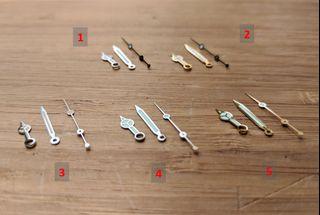Mercedes hands for Seiko mods, C3 luminous, suitable for NH35, NH36, 4R, 6R & 7S equivalent