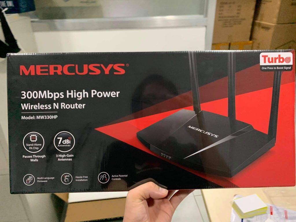 Mercusys Mw330hp 300mbps High Power Wireless N Router Wifi Router Computers Tech Parts Accessories Networking On Carousell