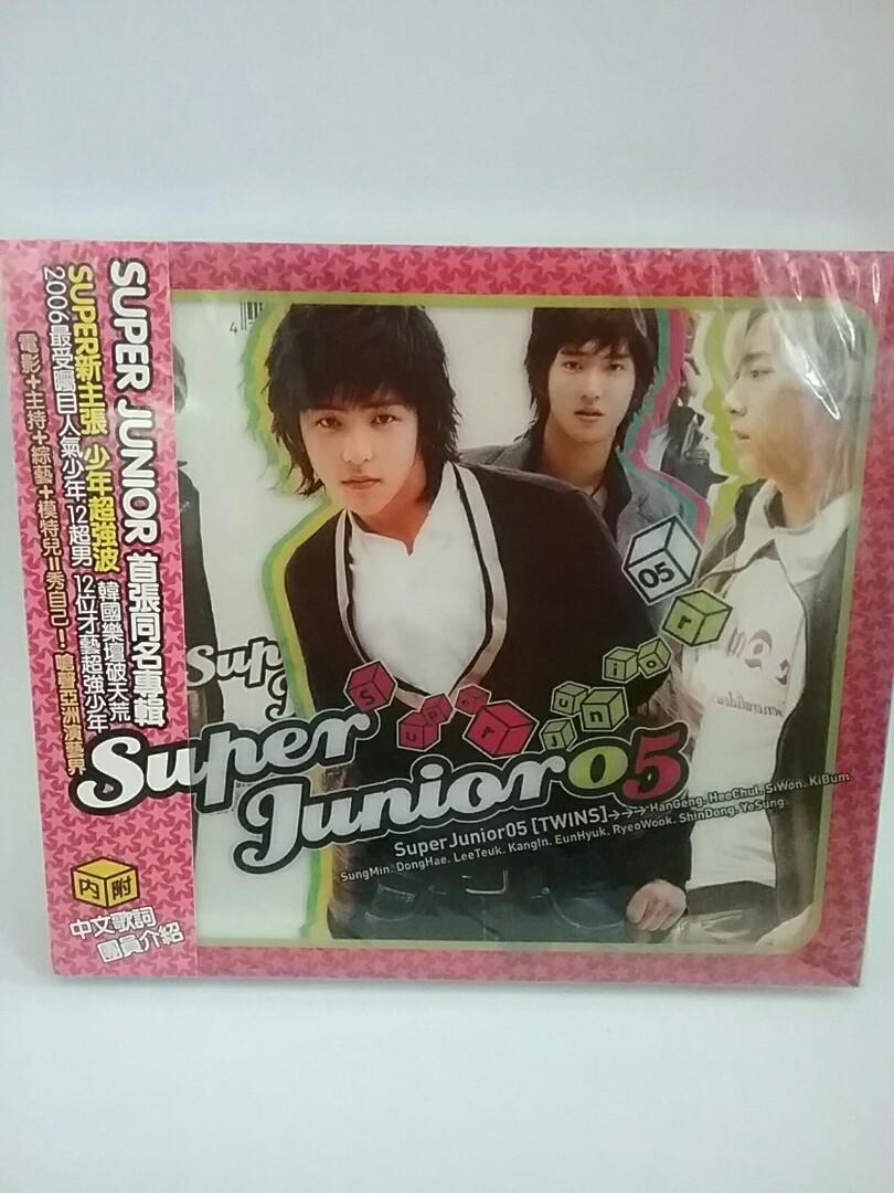 台版Music CD Super Junior 05 Twins😀Super Junior 首張同名