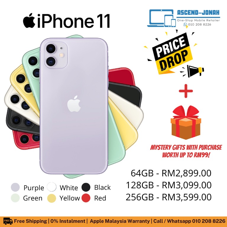 New Iphone 11 My 64gb 128gb 256gb Promo Free Gifts Apple My Warranty Mobile Phones Tablets Iphone Iphone 11 Series On Carousell