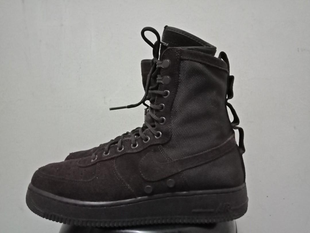 Nike AIR SF AF1 high brown velvet, Men 