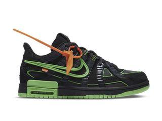 Nike X Off-White ‘Green Strike’ Rubber Dunks