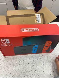 Nintendo Switch "Neon red/ blue"