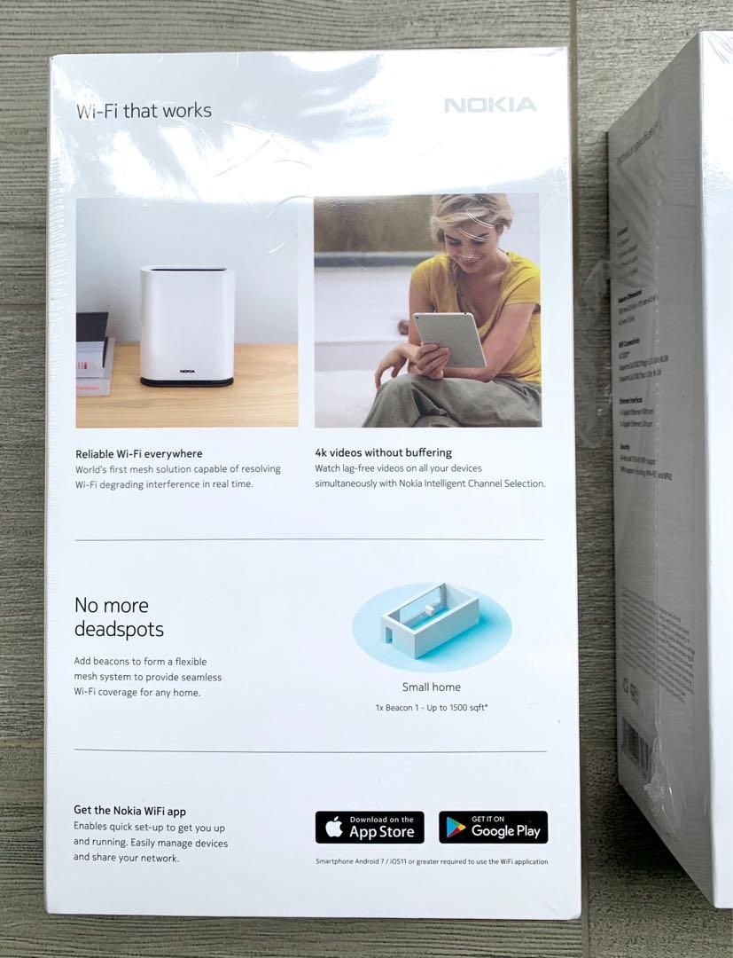 Nokia WiFi router Beacon 1, Electronics, Computer Parts & Accessories ...