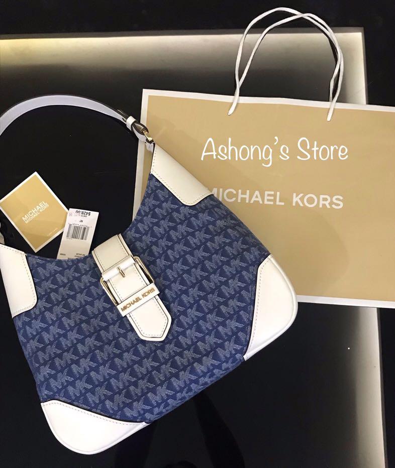 Michael kors lillian medium signature shoulder bag sales
